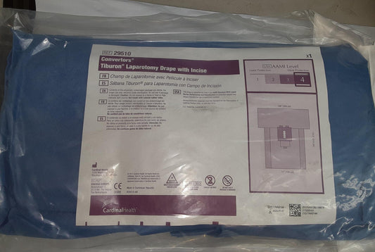 C.H. Convertors Tiburon Laparotomy Drape with Incise -brand new - sterrile
