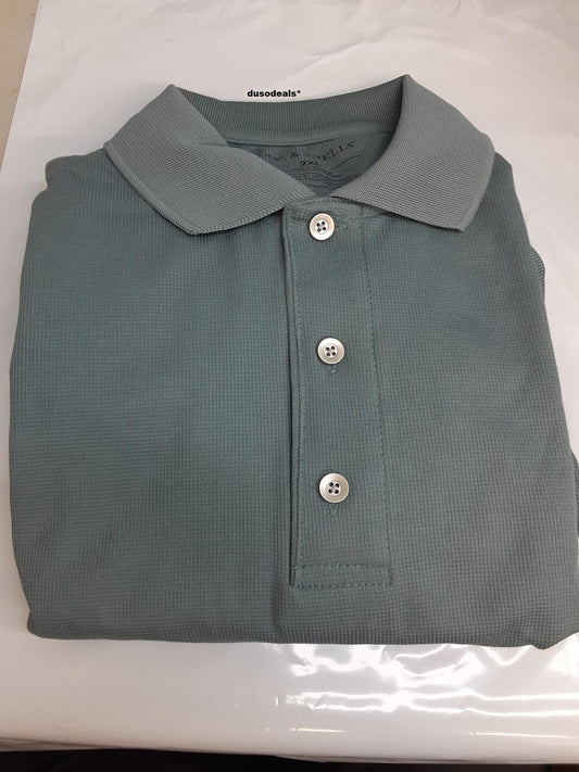 Doc & Amelia Mens 67% cotton/33% polyester polo shirts: size: 2XL