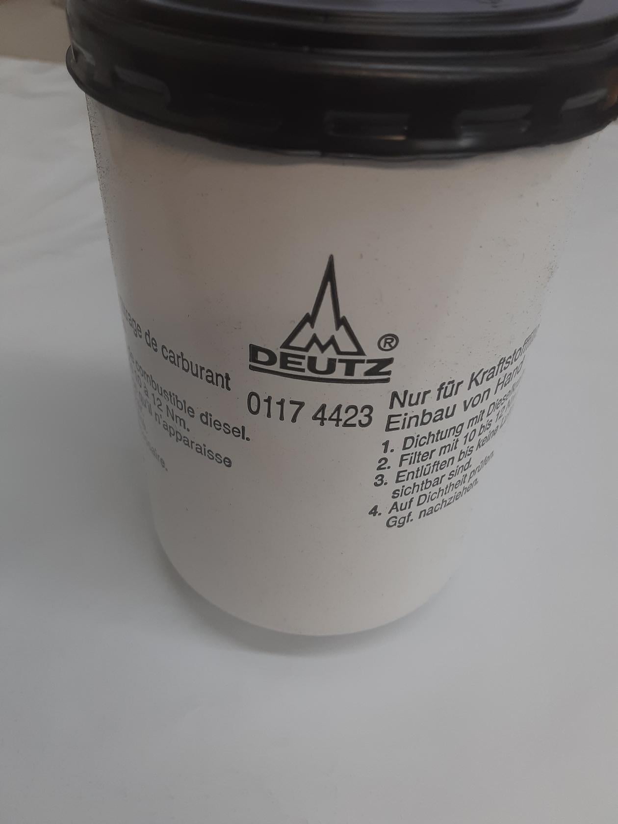 Deutz spin-on fuel filter, Made in Germany, 01174423 (2 pack)