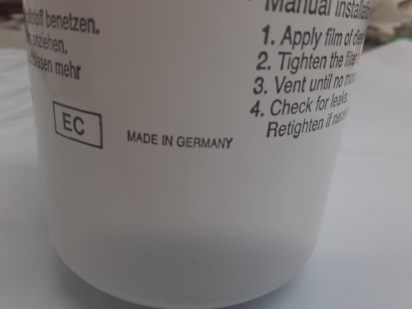 Deutz spin-on fuel filter, Made in Germany, 01174423 (2 pack)