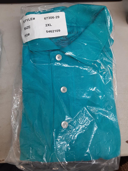 Doc & Amelia Mens 67% cotton/33% polyester polo shirts: 2XL