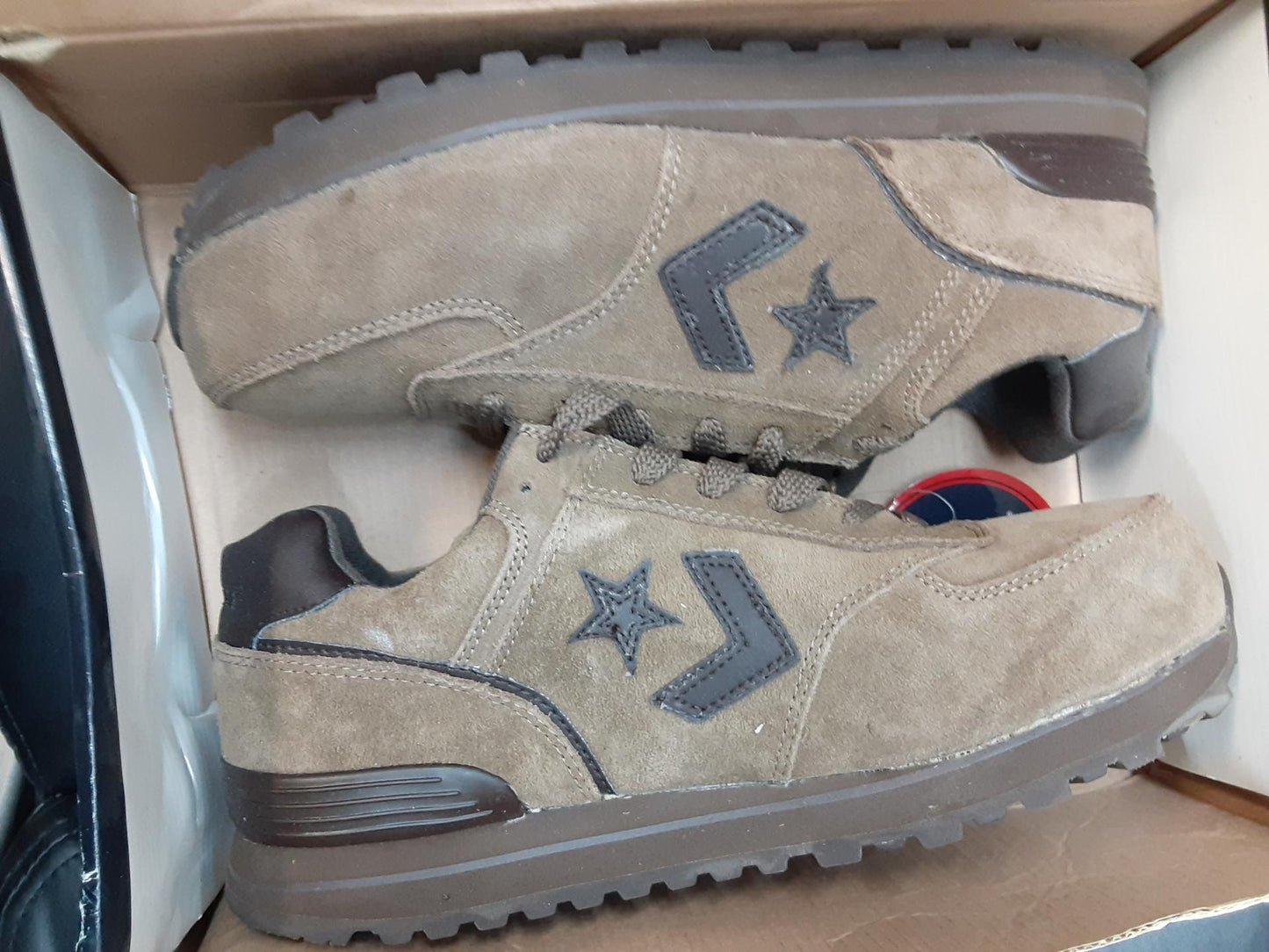 Converse StreetSport Mocha Split Retro Lace Jogger, 9.5 Wide Men