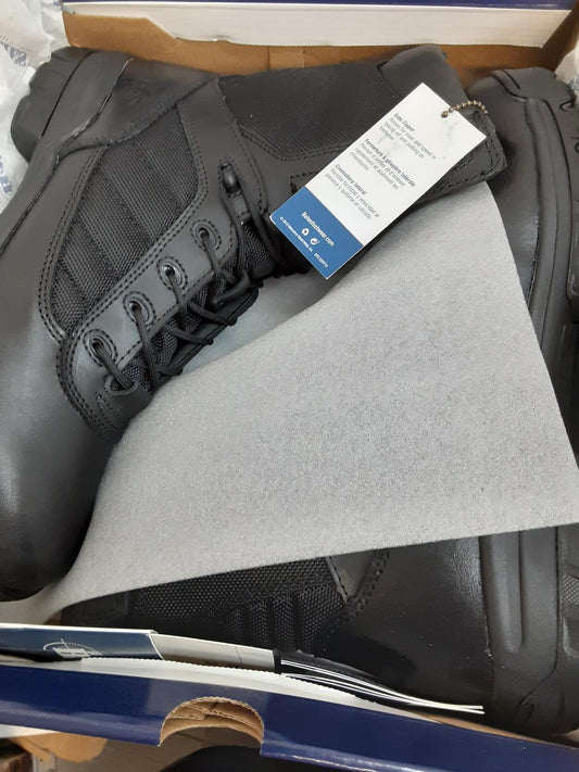 Bates Ultra-Lites 8" side zip, EO2261, MENS 11.5 Medium, Black