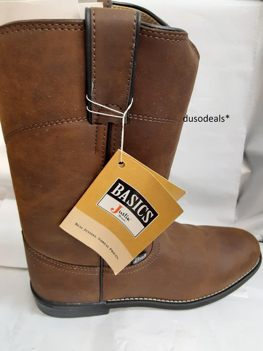 Basics Justin Brands* JBL3001 Boots, Size 10 C, *damaged box