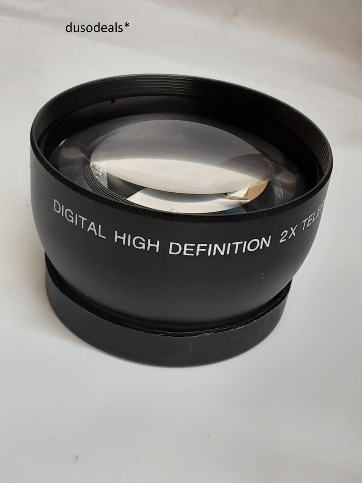 Digital Concepts 2x Professional Telephoto Lens High Defintion, 58 MM 0530809