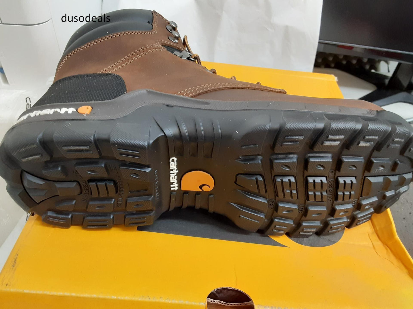 Carhartt WOS Flex 6", CWF5355 Brown, 10 Medium, womens -open box