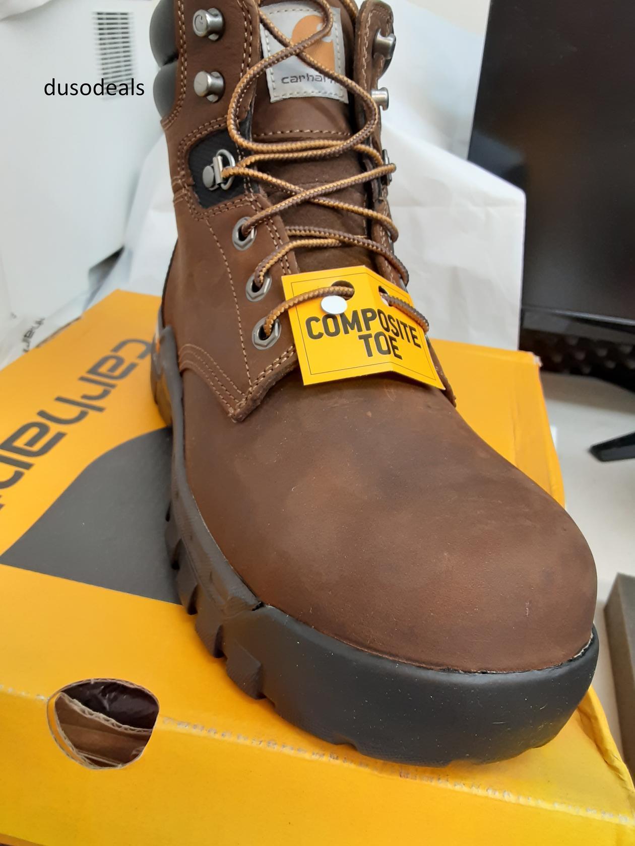 Carhartt WOS Flex 6", CWF5355 Brown, 10 Medium, womens -open box