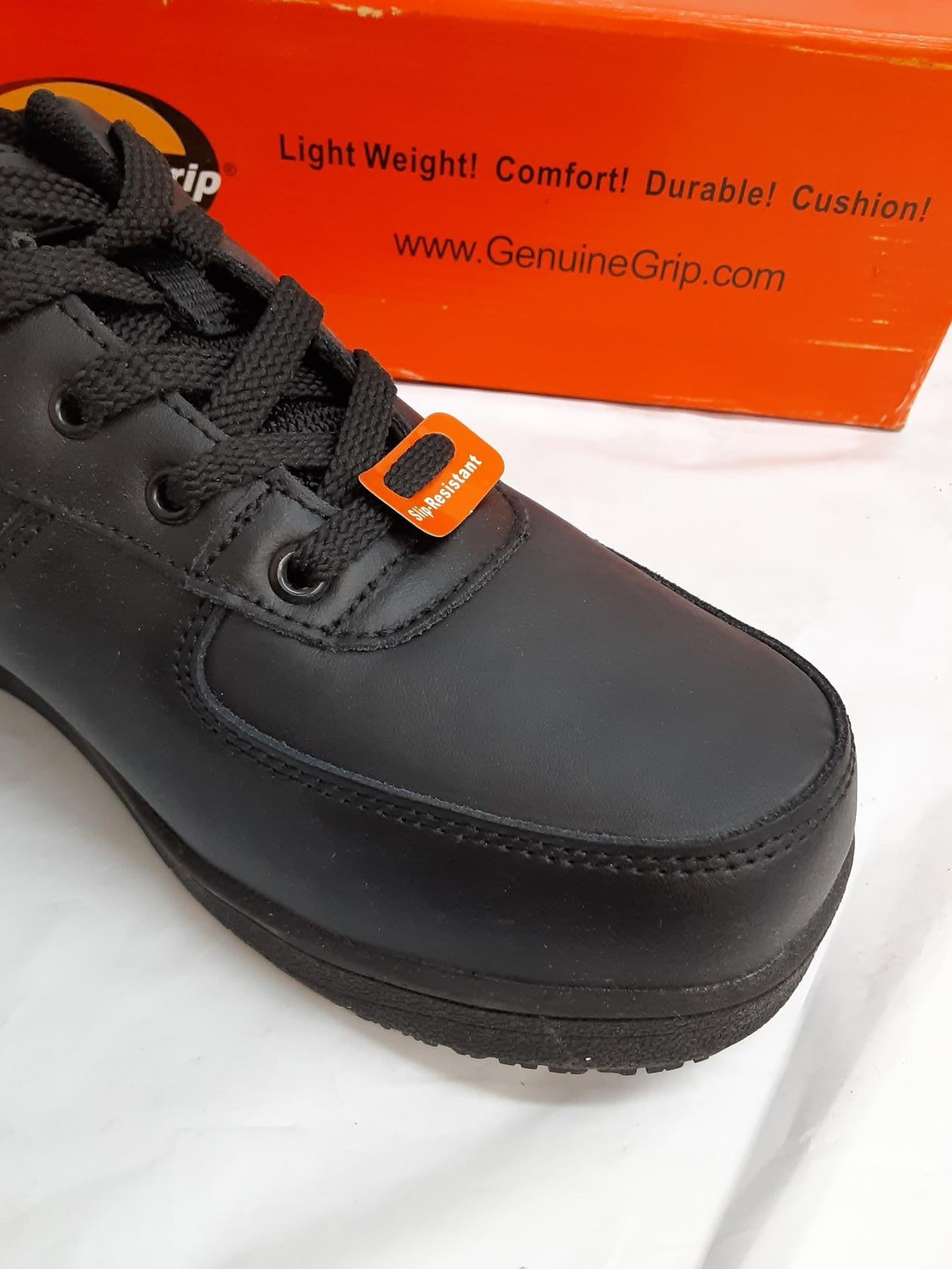 Genuine Grip '2010' Mens 9Wide/Womens 10.5 Wide, Black, Slip Resistant