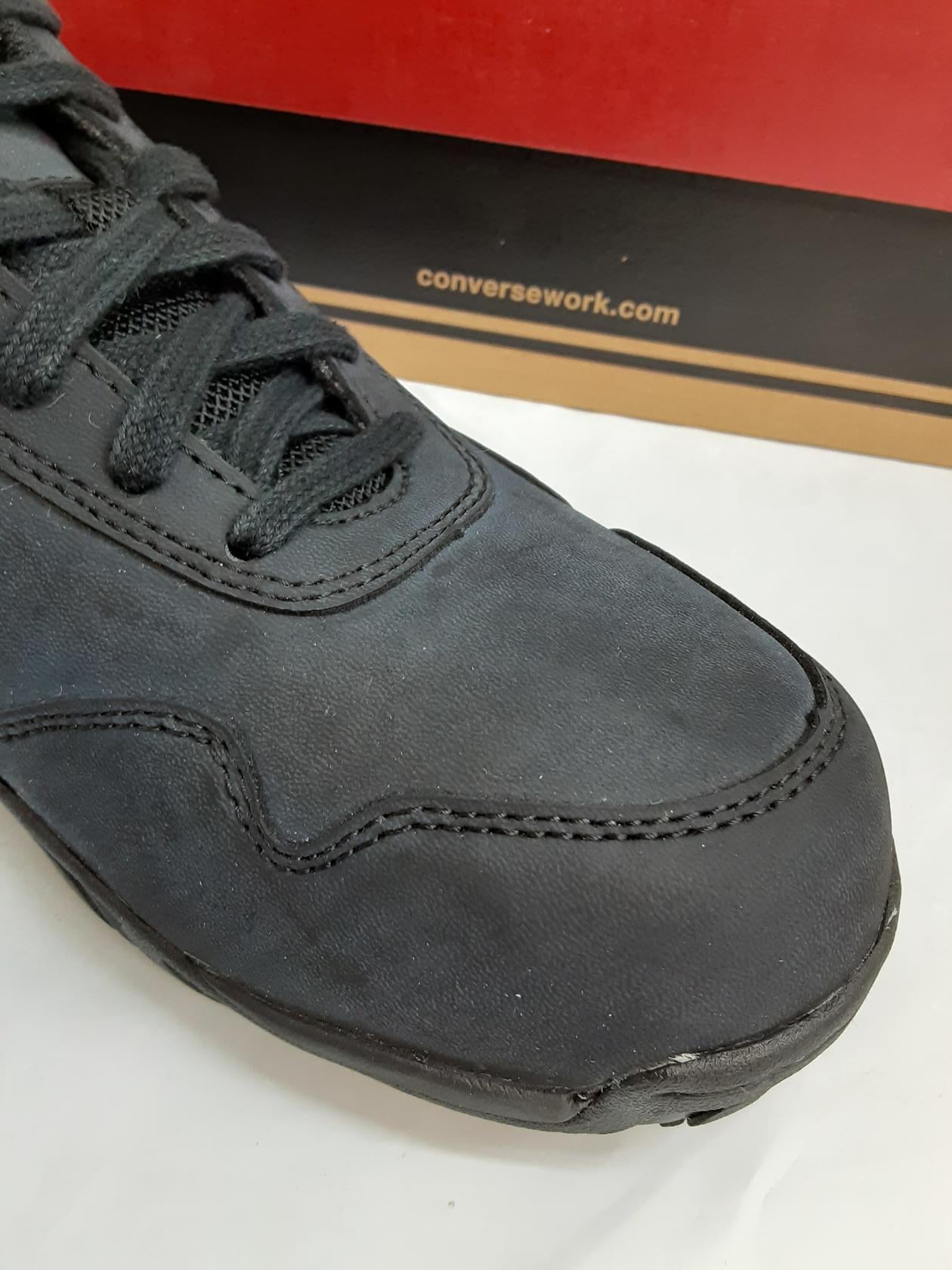 Converse Low Profile Euro Casual, Soft Toe, Black, C946, 8 Medium Womens