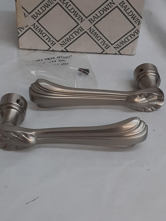Baldwin- The Estate Collection- Lever X Less Rose- 5117-150-MR Nickel Finish