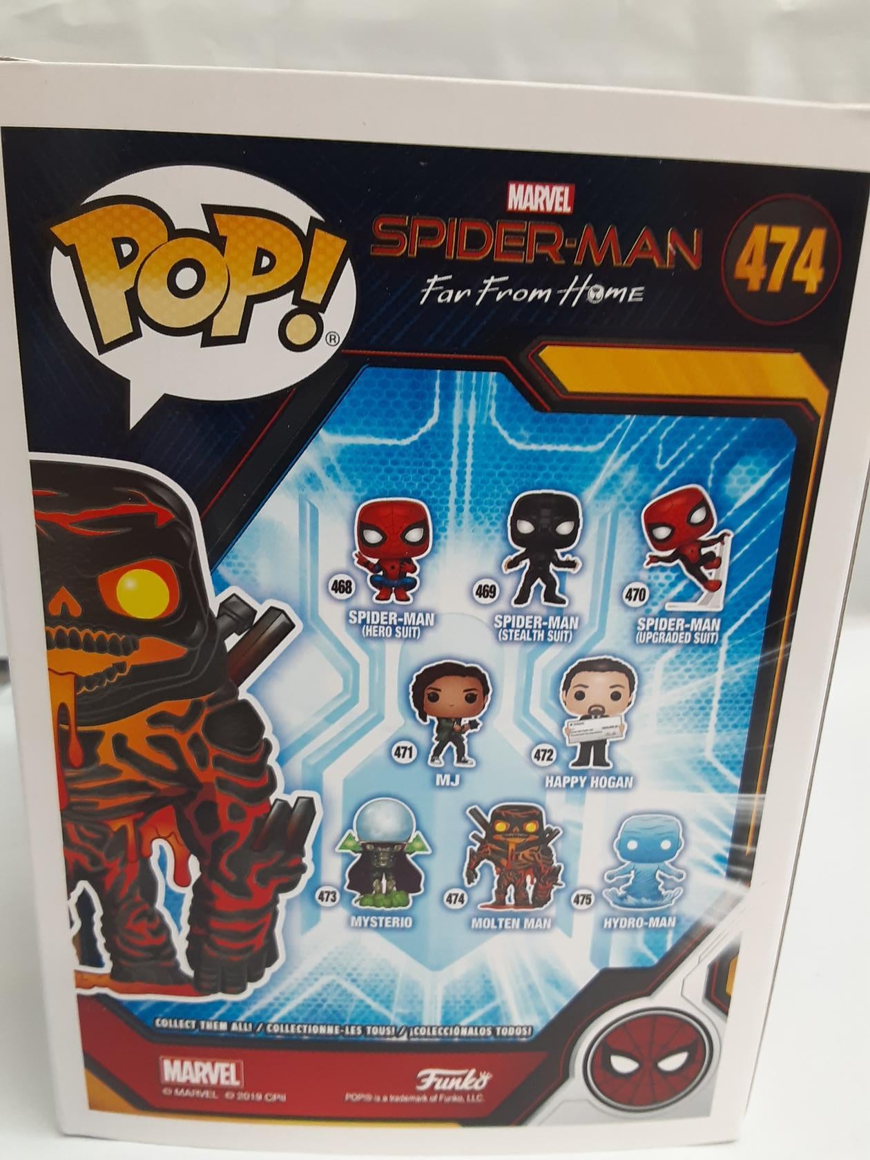 Funko Pop! Marvel: Spider,Man Far from Home - Molten Man -NEW-