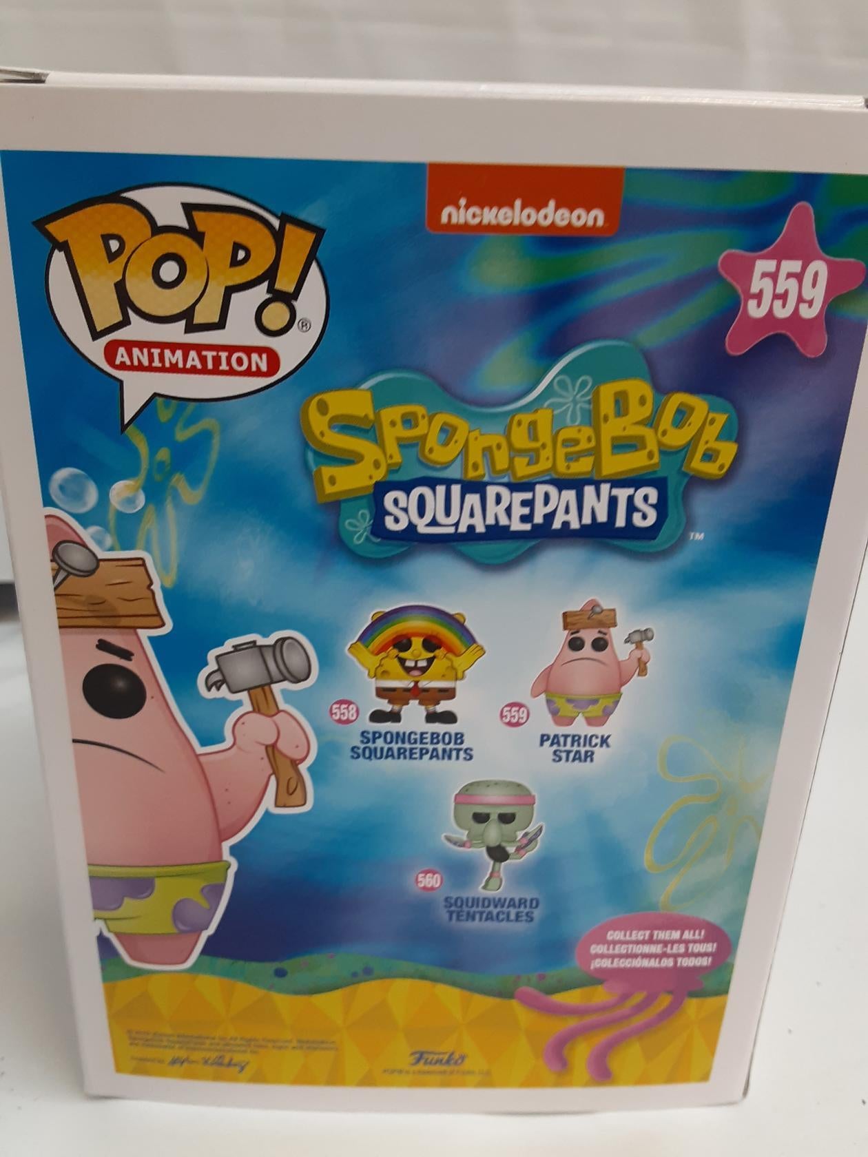 Funko Pop! Animation: Spongebob Squarepants - Patrick with Board, NEW-