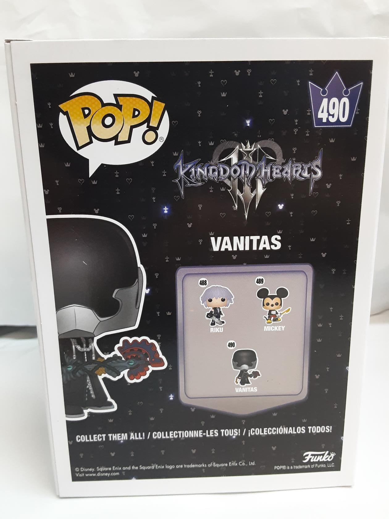 Funko Pop Disney: Kingdom Hearts 3-Vanitas Collectible Figure- NEW