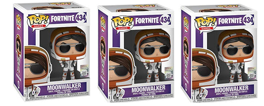 Funko Pop! Games: Fortnite - Moonwalker -434- Lot of 3 - Brand NEW-