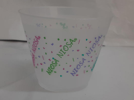 Frost-Flex 8.75 oz  -Plastic Tumblers - Niosa 2002- CASE of 70- NEW