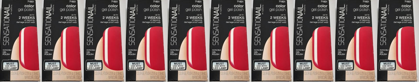 Sensationail Gel Polish Color, 'Love Struck', 71601, Lot of TEN - NEW