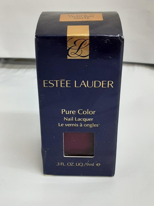 Estee Lauder - Pure Color Nail Lacquer - HEART BEET- Matte Finish- NEW