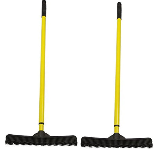 Evriholder FURemover Broom Extends up to 4 ft, SET of TWO Orange/Yellow OPENBOX
