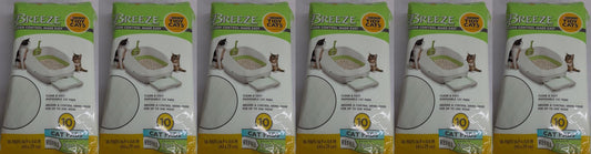 Breeze from Purina Tidy 'Cats Pads' Refill -10-Ct Pouches (LOT OF SIX -6) NEW