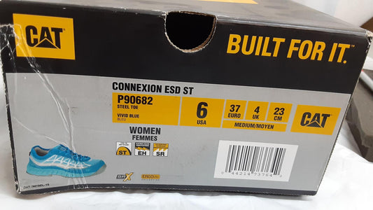 Caterpillar Footwear Connexion, ESD, Slip Resistant, Size 6 Medium Women OPENBOX