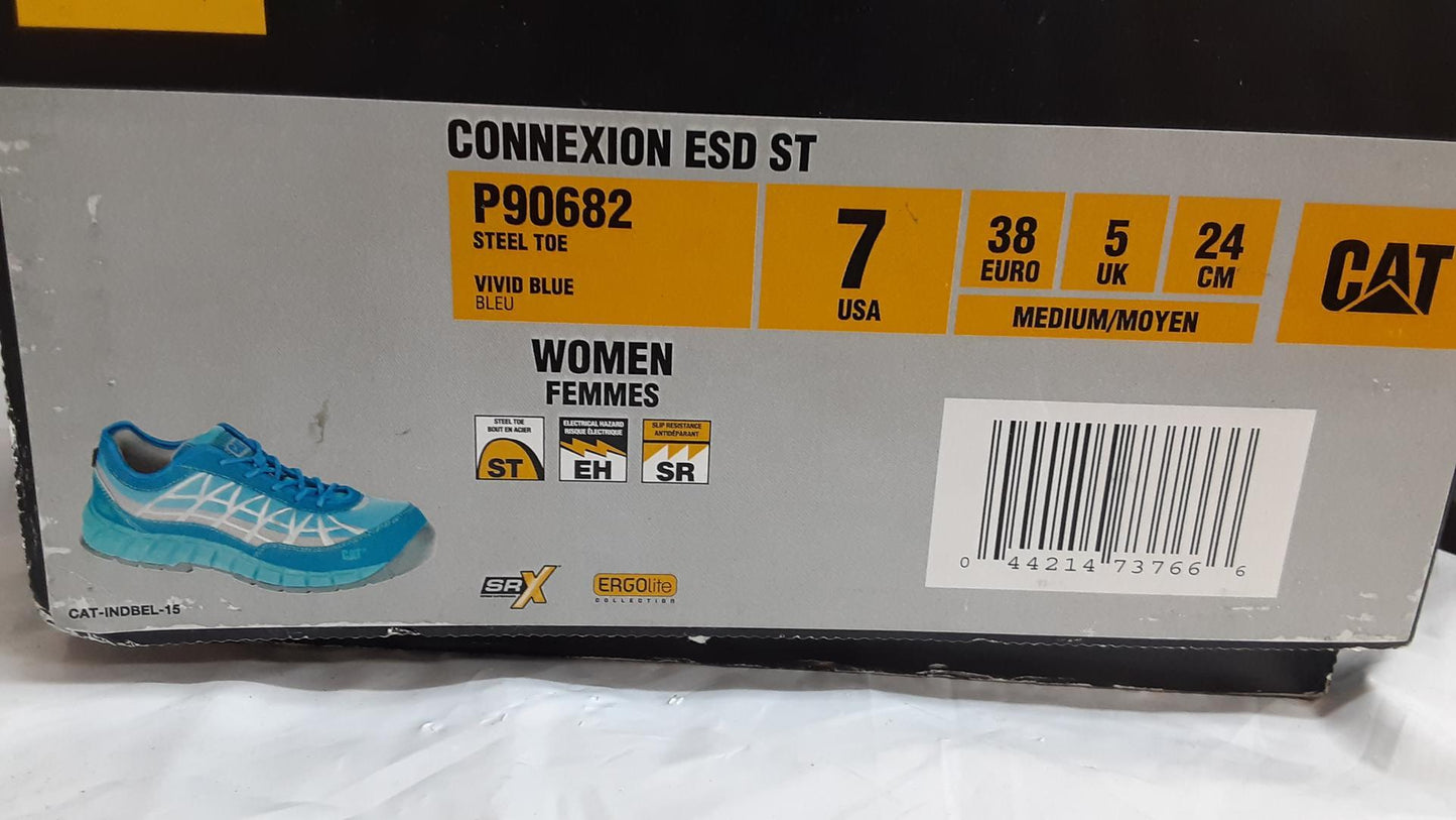 Caterpillar Footwear Connexion, ESD, Slip Resistant, Size 7 Women Medium- *USED*