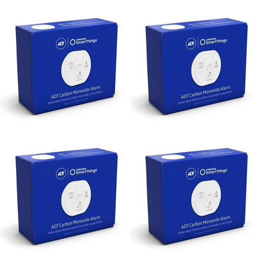 4PACK Samsung SmartThings ADT Carbon Monoxide Alarm REQUIRES AN ADT SECURITY HUB