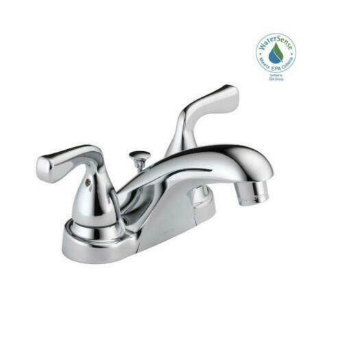 Delta Foundations Centerset Lavatory Faucet - Chrome Finish B2511LF-PPU-ECO