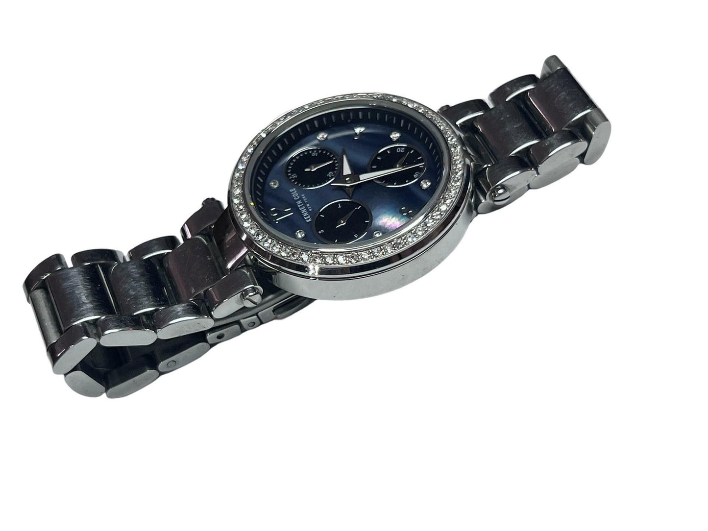 Kenneth Cole Ladies KC50735006 Crystal Accented Dial Multi-Function