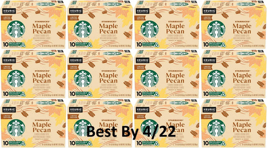 Starbucks Maple Pecan 120 K-Cups Coffee Pods Light Roast Coffee READ DESCRIPTION