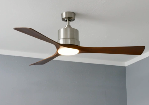 GE 20338 Phantom 54 in. Brushed Nickel Indoor LED Ceiling Fan