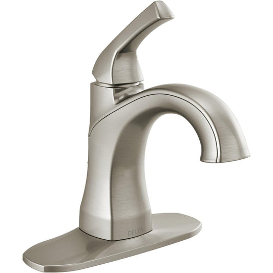 Delta Portwood Single Handle Centerset Bathroom Faucet- Chrome Finish-