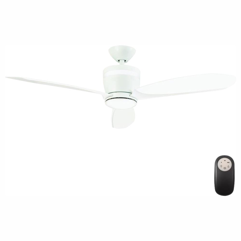 Home Decorators Collection Federigo 48 in. LED White Ceiling Fan